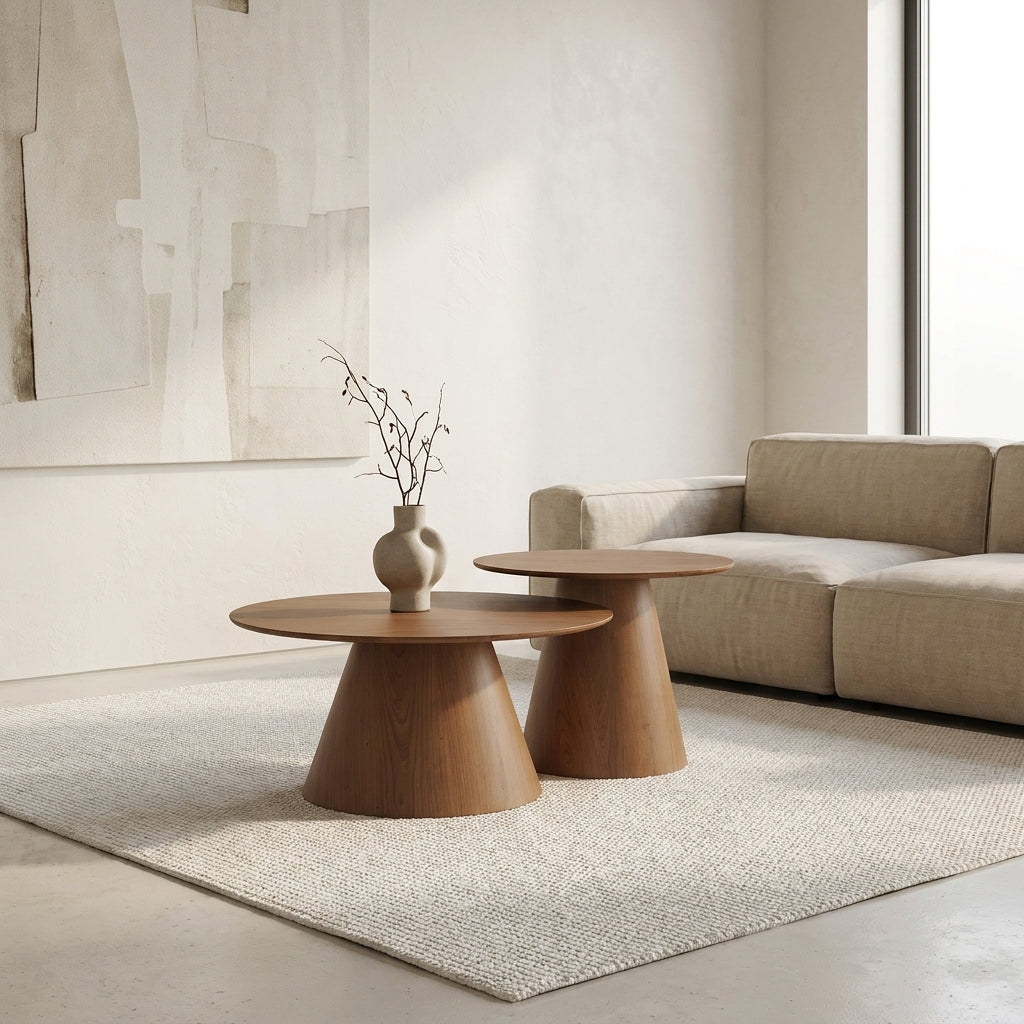 Gigo - Table Basse Noyer