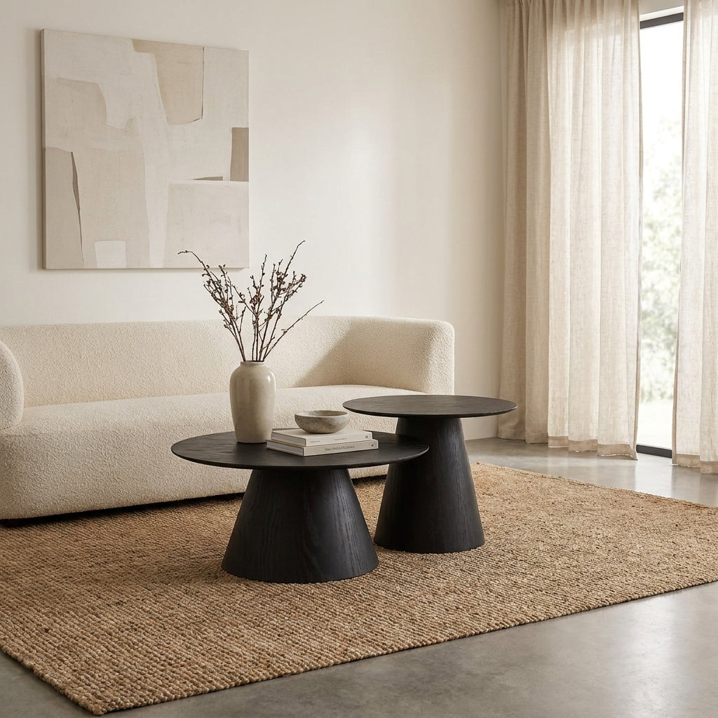 Gigo - Table Basse Noir