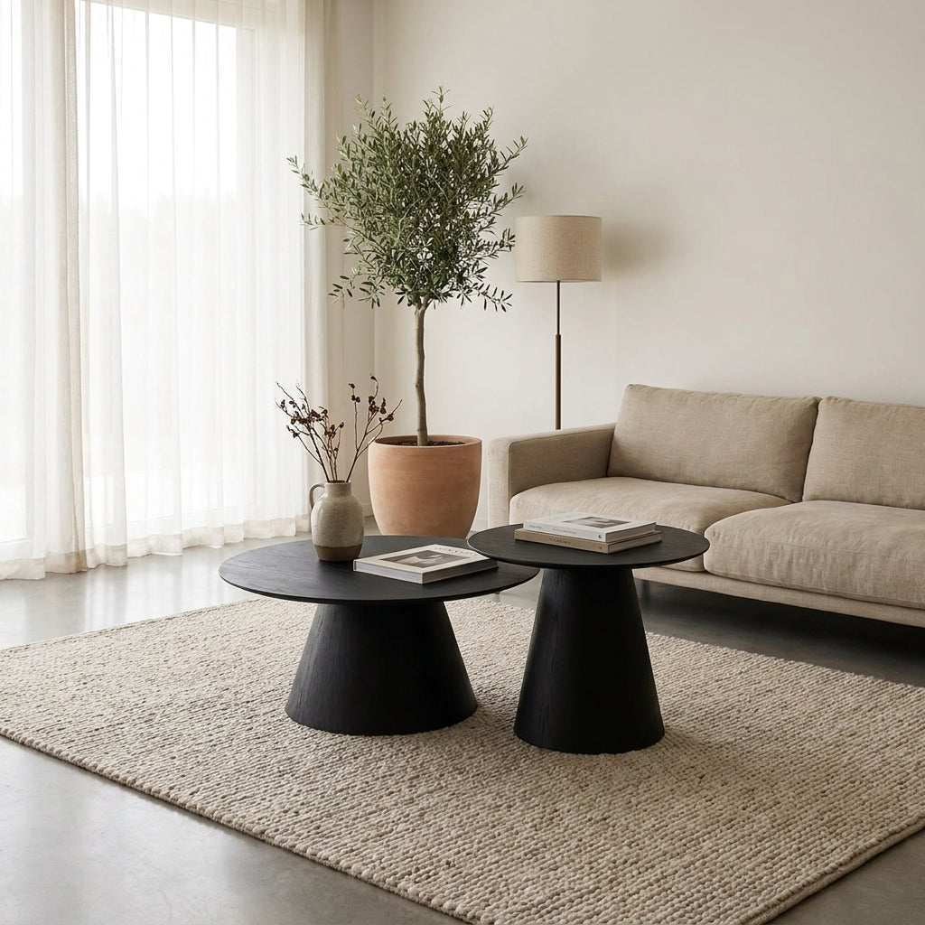 Gigo - Table Basse Noir