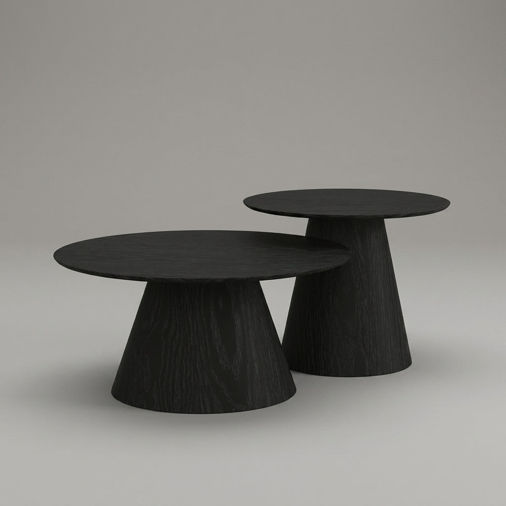 Gigo - Table Basse Noir