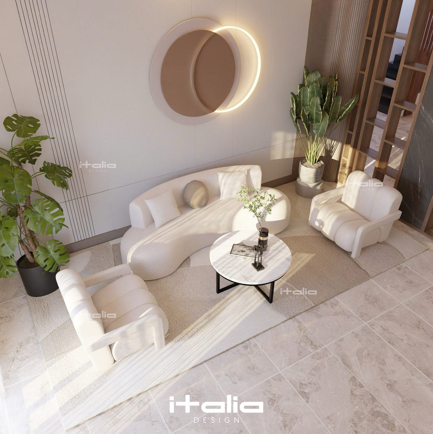 Pack Aura Salon Complete Canapé + 2 Fauteuils