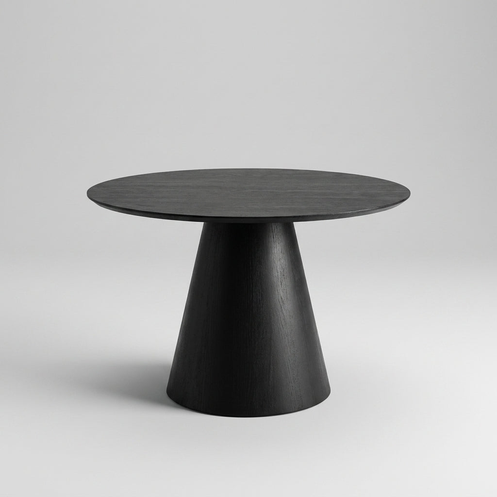 Gigo - Table à manger Ronde Noir