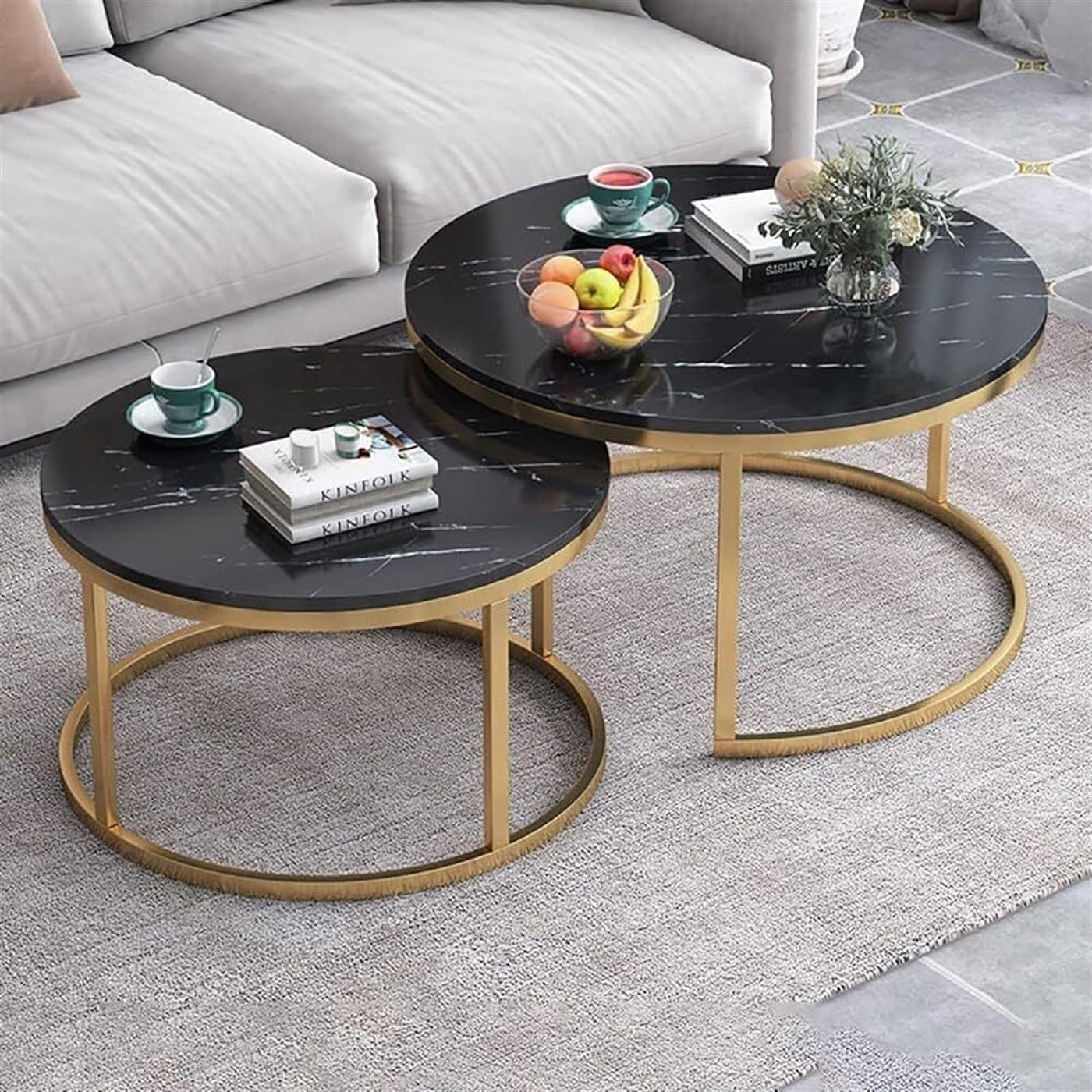 Table Basse Élégance Gold