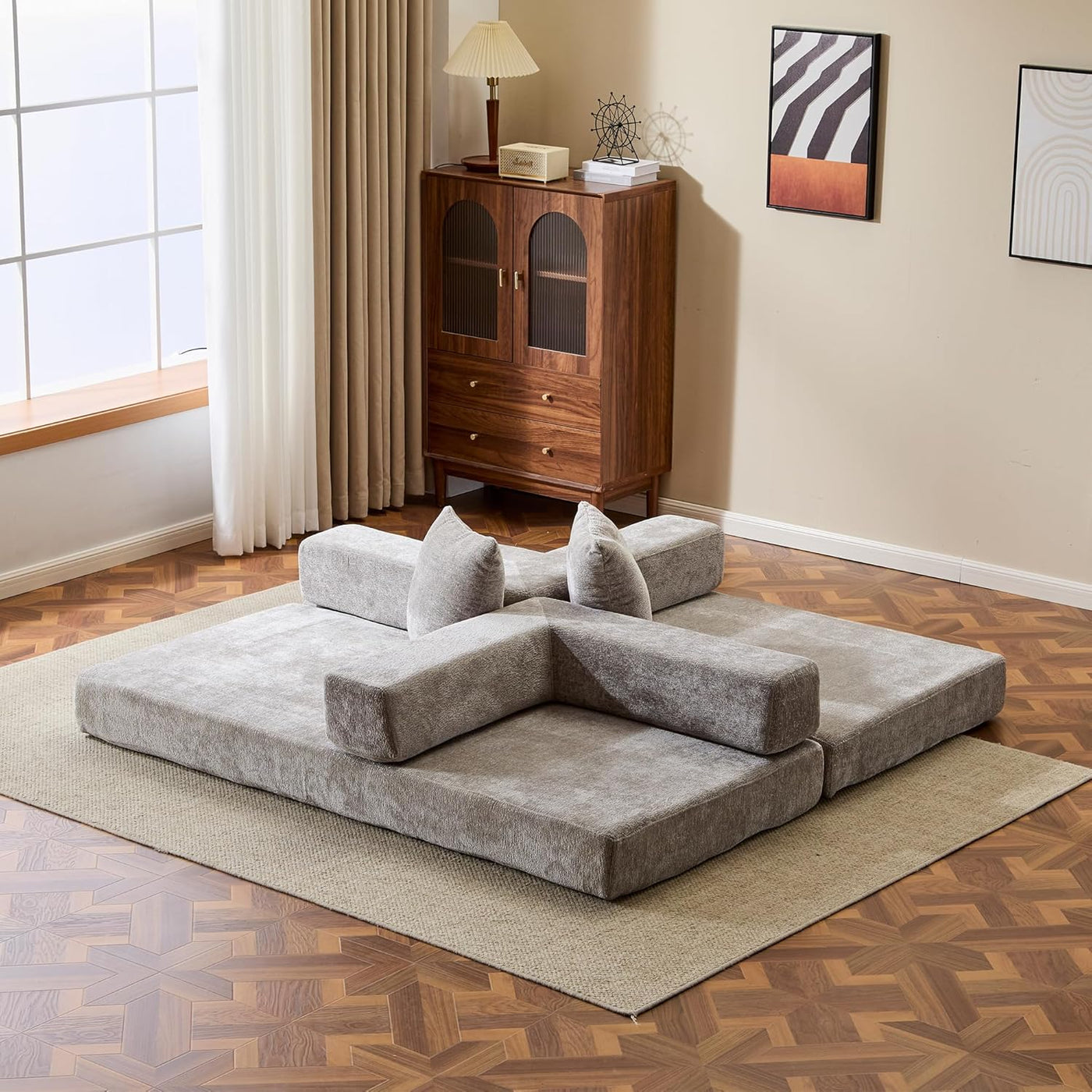 Teddy Canapé Modulable Convertible – Style Contemporain