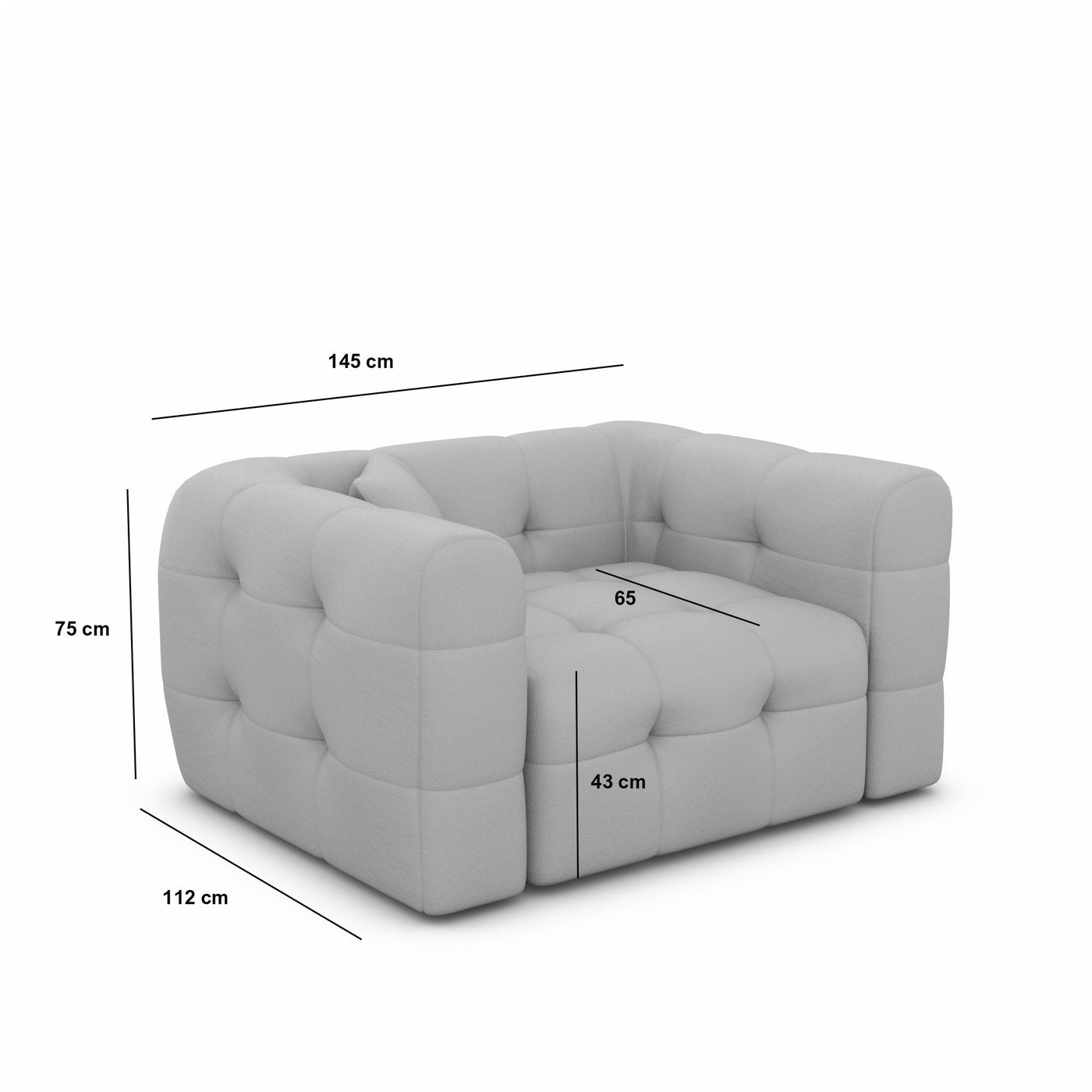 Riviera Sofa 1 Place