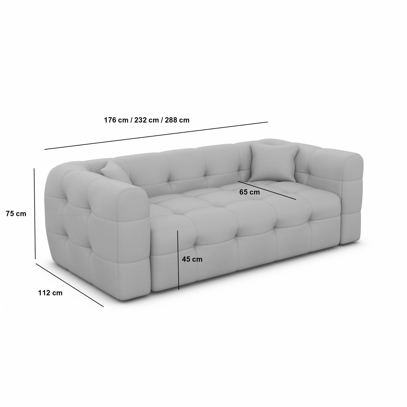 Riviera Sofa 2 Places
