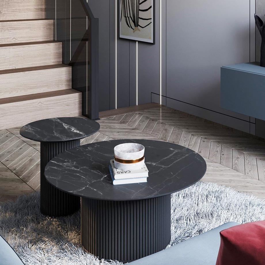 Havana Black Pack 2 Tables basses