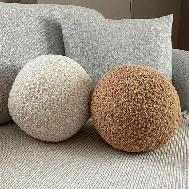 Coussin Bouclette Teddy Ball