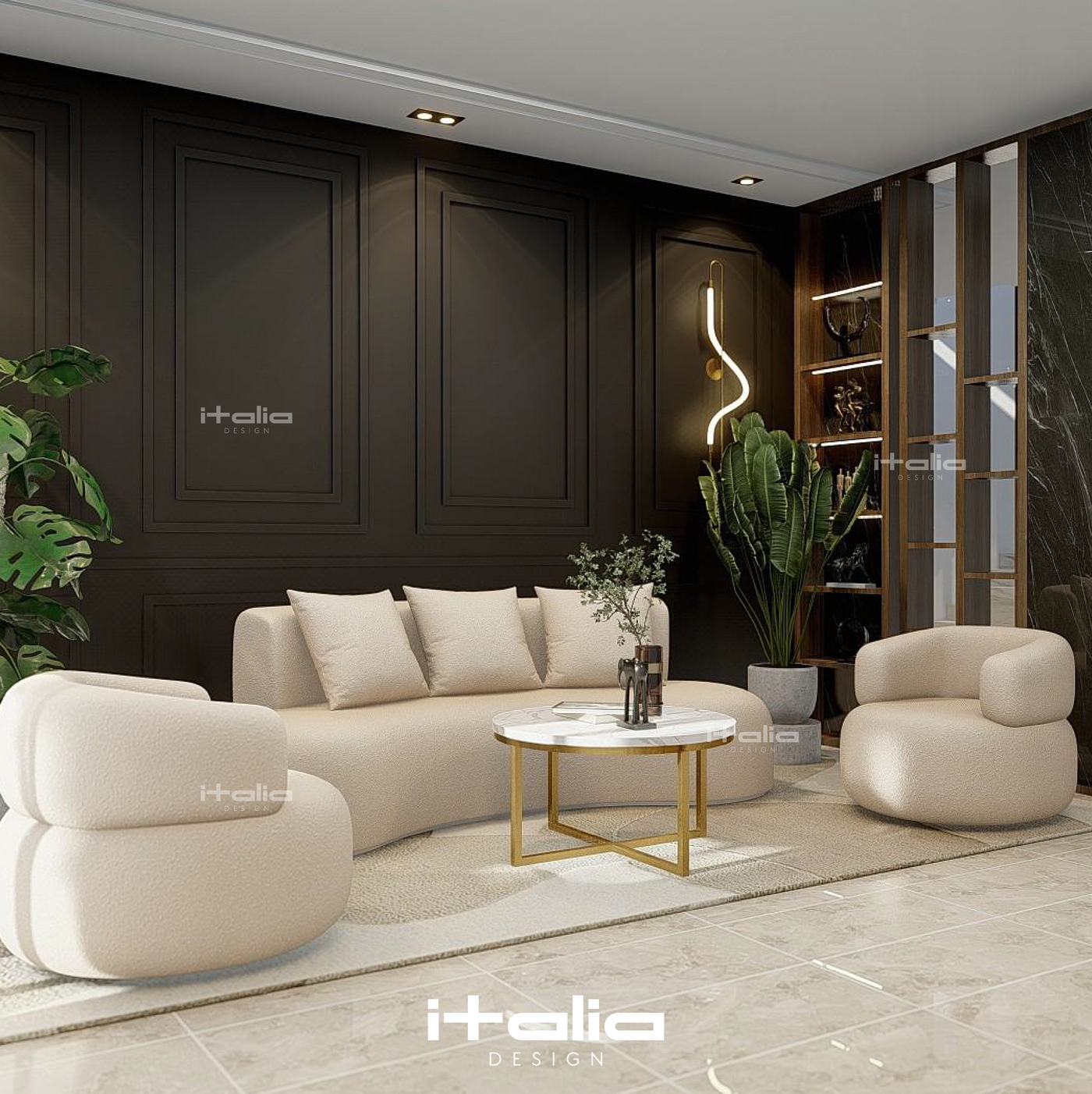 Pack salon complete Canapé + 2 Fauteuils