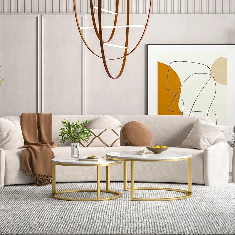 Table Basse Élégance Gold