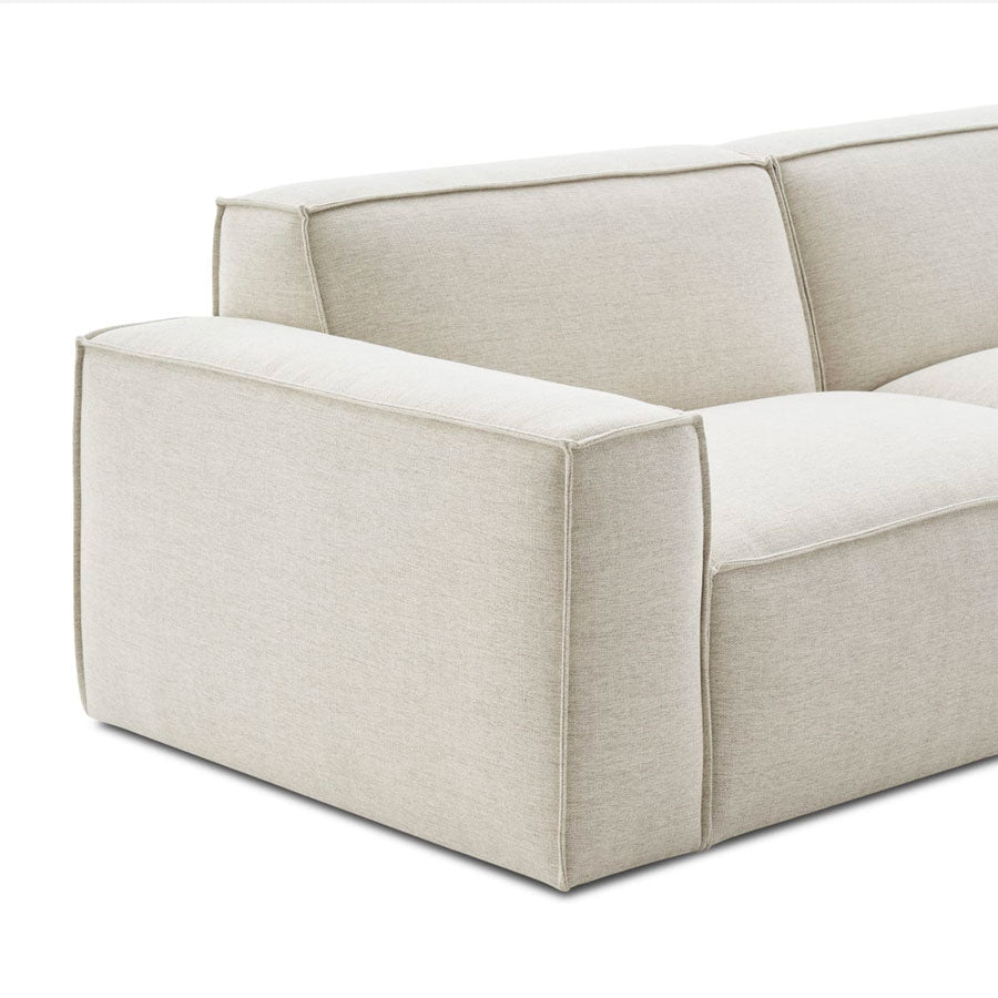 Nasty - Canapé modulable large avec pouf
