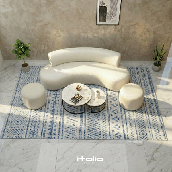 Prestige Set (Canapé + 2 Poufs + Table basse)