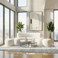 Prestige Set (Canapé + 2 Poufs + Table basse)