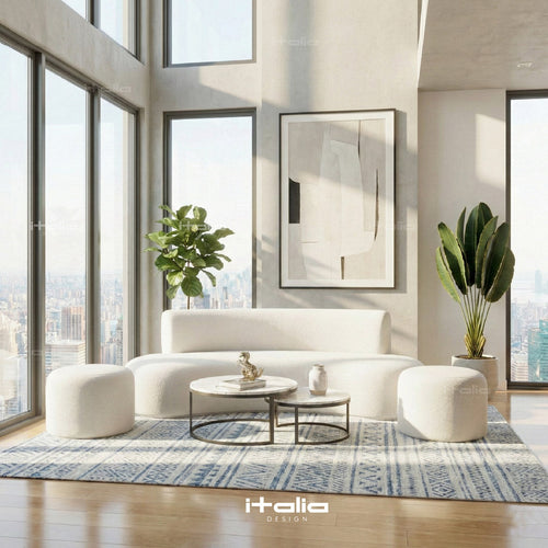 Prestige Set (Canapé + 2 Poufs + Table basse)